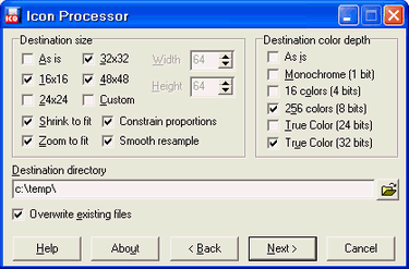 Screenshot for Icon Processor 3.10