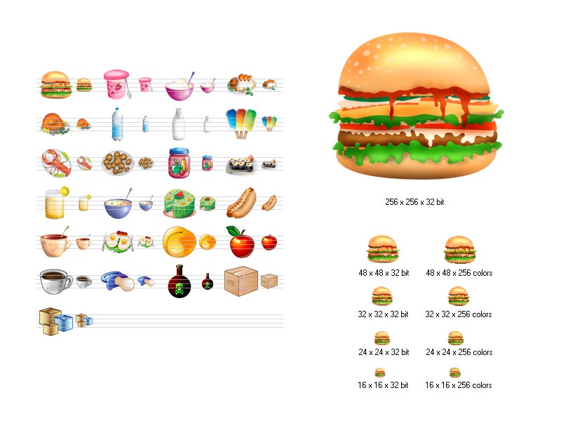 Screenshot for Food Icon Library 3.6