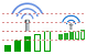 Signal strength 3 icons