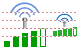 Signal strength 4 icons