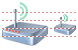 Wireless modem icon